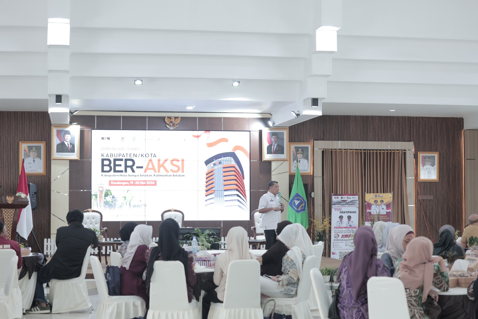 Tingkatkan Integritas Sektor Pengadaan, Kepala UKPBJ HSS Jadi Narasumber Bimtek Dunia Usaha Antikorupsi